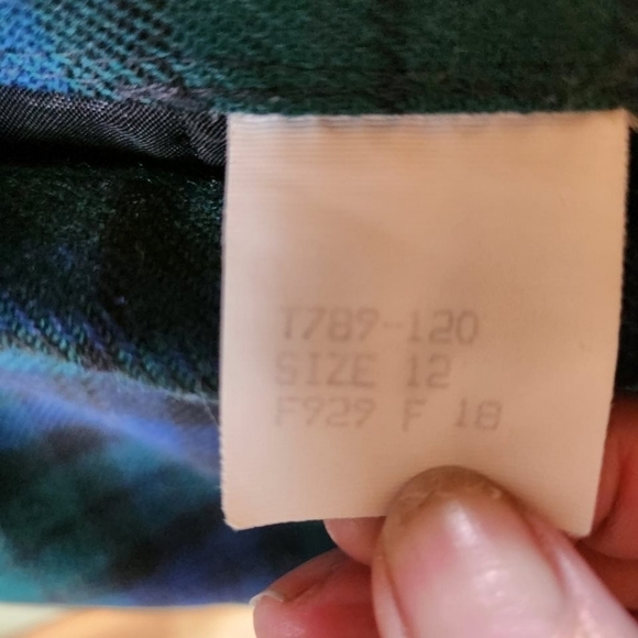 Pendleton Authentic Black Watch Tartan Wool Lined Sz. 12 Dress Pants w Pockets - Picture 2 of 11